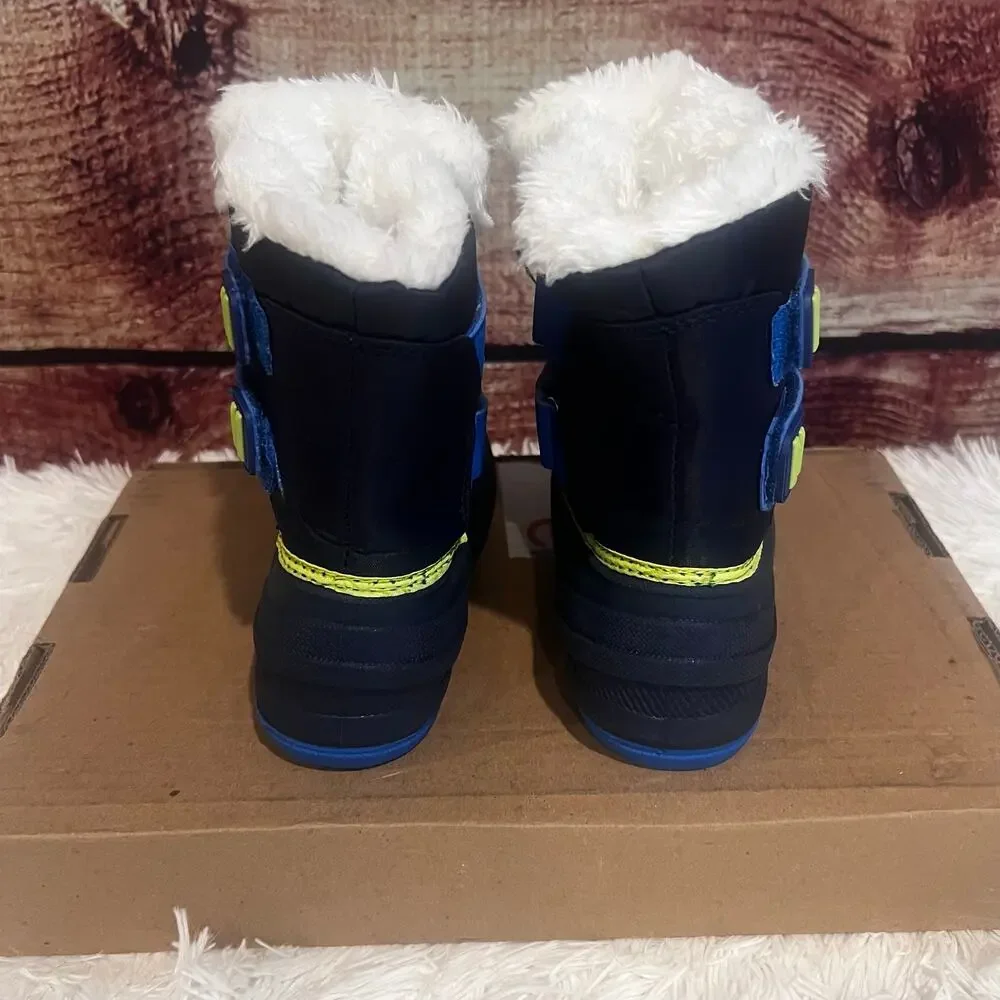 MORENDL Winter Snow Boots Waterproof Insulated Boys 11 Kids Youth Hiking Shoes